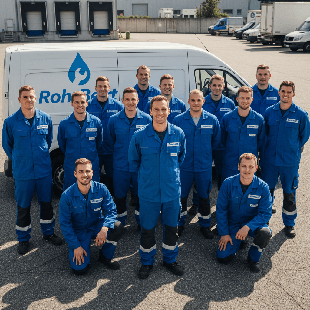 Abflussreiniger Robert Mitarbeiter Portrait