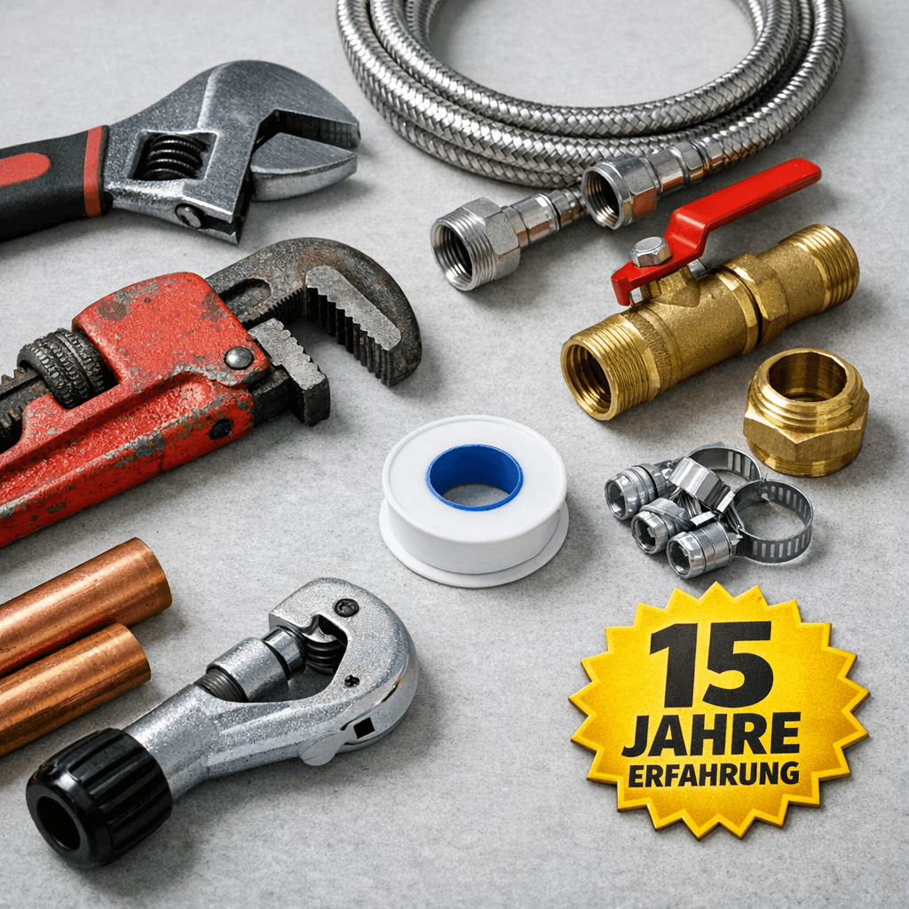 Rohrverlegung Sanitär Team bei der Arbeit