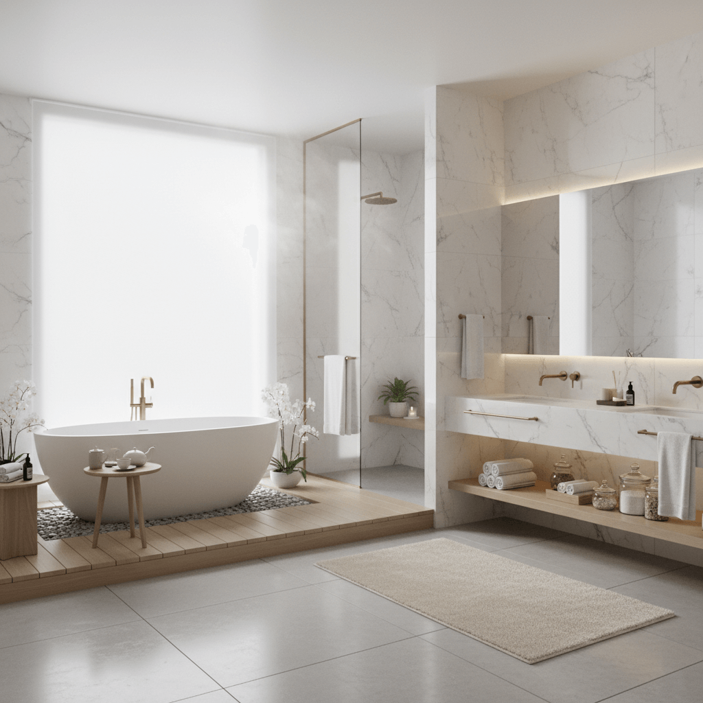 Sauberes Badezimmer ohne Gerüche